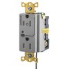 Hubbell Wiring Device-Kellems Automatic Receptacle Control HBL5262LC1GY HBL5262LC1GY